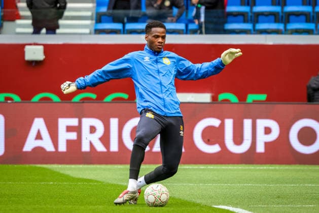 Soccer Africa Cup 2025, Preliminary Round 2 Matchday Senegal vs DR Congo CAF Africa Cup of Nations AFCON , Grand Stade de Tanger Tangier, Morocco Epolo Matthieu DR Congo, 21 Copyright: xAmiirxAmedjouax