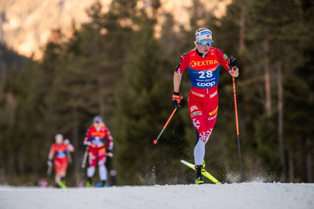 251229 Astrid oyre Slind of Norway competes in the women s 10km classic technique interval start during day 2 of Tour de Ski on December 29, 2025 in Toblach Photo Maxim Thore BILDBYRAN kod MT MT0931 skidor cross country skiing langrenn tour de ski dam bbeng tour de ski 2025 2026 25 26 intervallstart norge  Copyright: MAXIMxTHORE BB251229MT137