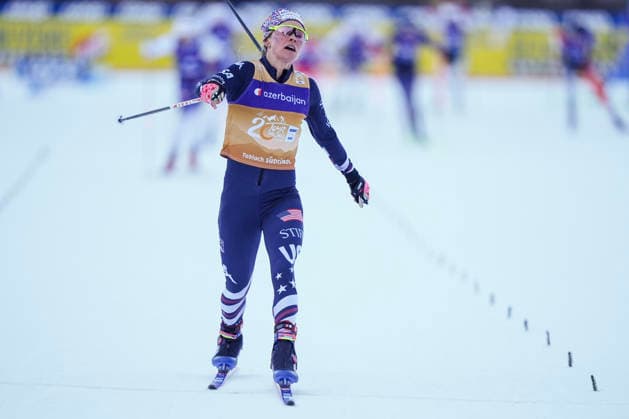 Ski Tour 2025 26 Stage 4 Toblach, Italy 20251231 USA s Jessie Diggins during the 5 km heat free technique for women in Toblach Photo Terje Pedersen NTB Toblach Italy EDITORIAL USE ONLY RESTRICTED USE FOR BETTING COMPANIES  Copyright: xTerjexPedersenx xNTBx