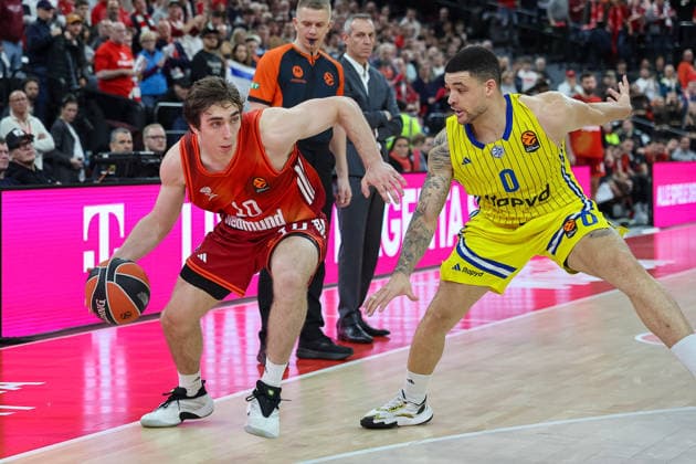 Justinian Jessup FC Bayern Basketball, 10 with Iffe Lundberg Maccabi Rapyd Tel Aviv, 00 , GER, FC Bayern Basketball vs Maccabi Rapyd Tel Aviv, Basketball, Euroleague, Matchday 19, Season 2025 2026, 02 01 2026, GER, FC Bayern Basketball vs Maccabi Rapyd Tel Aviv, Basketball, Euroleague, Matchday 19, Season 2025 2026, 02 01 2026 Muenchen Copyright: xEibner-Pressefoto JennixMaulx EP_JML