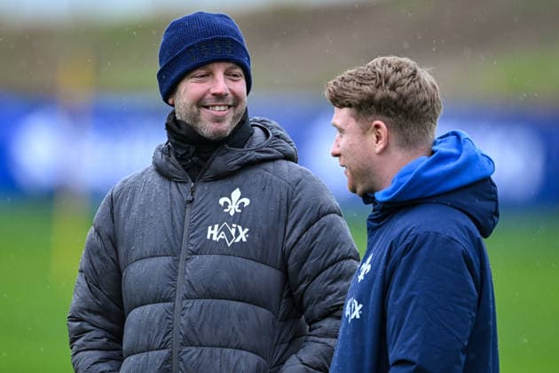 Florian Kohfeldt SV Darmstadt 1898, coach and Paul Fernie SV Darmstadt 98, sports director at training, ESP, SV Darmstadt 98, football, 2 Bundesliga, training camp in El Saler, 2 day, 05 01 2026 ESP, SV Darmstadt 98, football, 2 Bundesliga, training camp in El Saler, 2 day El Saler Copyright: xEibner-Pressefoto FlorianxWiegandx EP_FWD