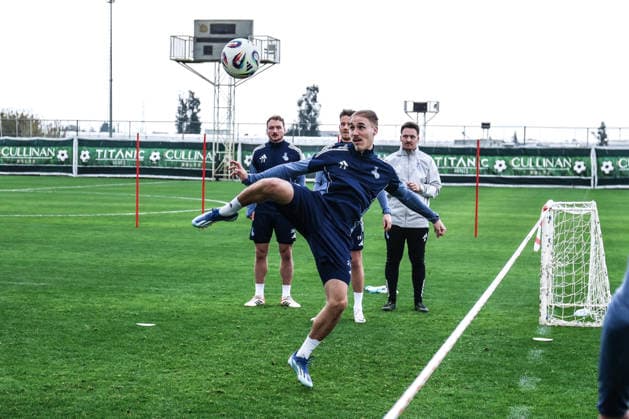 Sport, Football, 3 Liga Season 2025 2026 Training MSV Duisburg Training camp MSV Duisburg 07 01 2026, Titanic Deluxe Golf Belek Florian Krüger MSV Duisburg, 26 Belek Titanic Deluxe Golf Belek Turkey