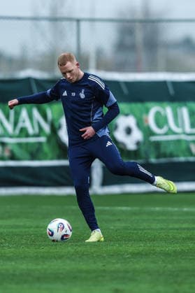 Sports, Football, 3 League Season 2025 2026 Training MSV Duisburg Training Camp MSV Duisburg 08 01 2026, Titanic Deluxe Golf Belek Leon Müller MSV Duisburg, 19 Belek Titanic Deluxe Golf Belek Turkey