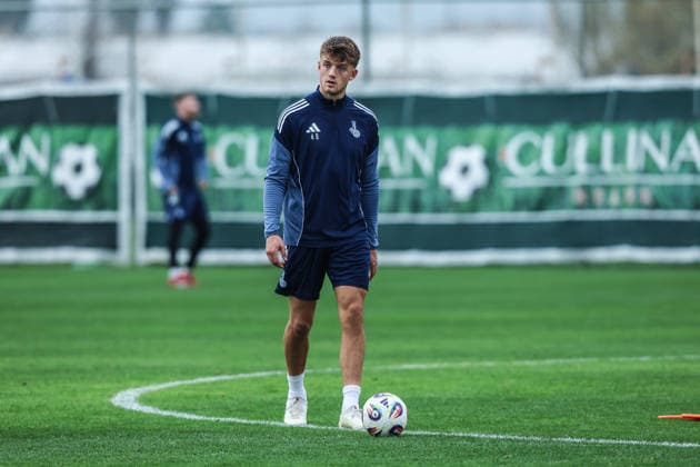 Sports, Football, 3 League Season 2025 2026 Training MSV Duisburg Training Camp MSV Duisburg 08 01 2026, Titanic Deluxe Golf Belek Ben Schlicke MSV Duisburg, 40 Belek Titanic Deluxe Golf Belek Turkey