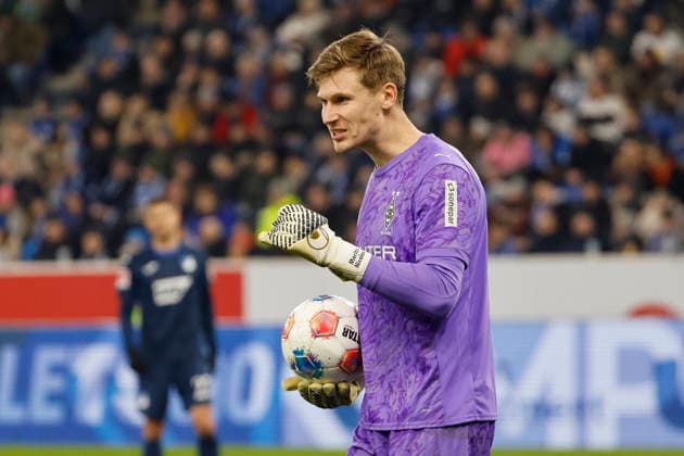 Moritz Nicolas Borussia Mönchengladbach, 33 , Germany, Football, 1 Bundesliga, Matchday 17, 2025 2026, TSG Hoffenheim vs Borussia Mönchengladbach, 14 01 2026, Sinsheim PreZero Arena Baden Württemberg Germany Copyright: xGrantxHubbsx