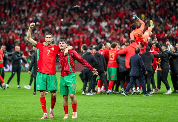 Soccer Africa Cup 2025, preliminary round, semi-final Nigeria vs Morocco CAF Africa Cup of Nations AFCON Stade Moulay Abdellah Rabat Morocco Victory Brahim Diaz Brahim Diaz Morocco, 10 Achraf Hakimi Morocco, 2 Copyright: xOumaimaxSouaidix