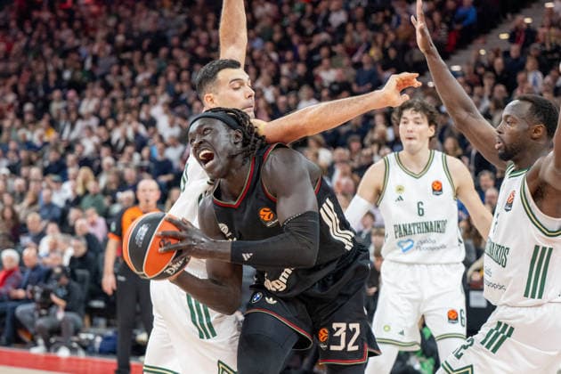 Wenyen Gabriel 32 FC Bayern Basketball , FC Bayern Basketball vs Panathinaikos Aktor Athens, EuroLeague 22 Matchday, 15 01 2026 Munich Bavaria Germany Copyright: xkolbert-press UlrichxGamelx