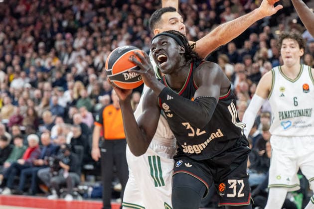Wenyen Gabriel 32 FC Bayern Basketball , FC Bayern Basketball vs Panathinaikos Aktor Athens, EuroLeague 22 Matchday, 15 01 2026 Munich Bavaria Germany Copyright: xkolbert-press UlrichxGamelx