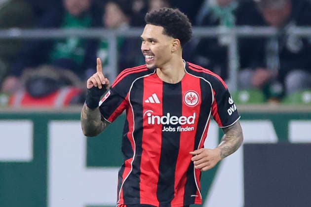 Nnamdi Collins Eintracht Frankfurt celebrates his goal for 1 2, Bundesliga, SV Werder Bremen v Eintracht Frankfurt, Weserstadion, January 16, 2026 in Bremen, Germany Photo by Marco Steinbrenner DeFodi Images Nnamdi Collins Eintracht Frankfurt celebrates after scoring his teams second goal, Bundesliga, SV Werder Bremen v Eintracht Frankfurt, Weserstadion, January 16, 2026 in Bremen, Germany Photo by Marco Steinbrenner DeFodi Images DFL regulations prohibit any use of photographs as image sequences and or quasi video