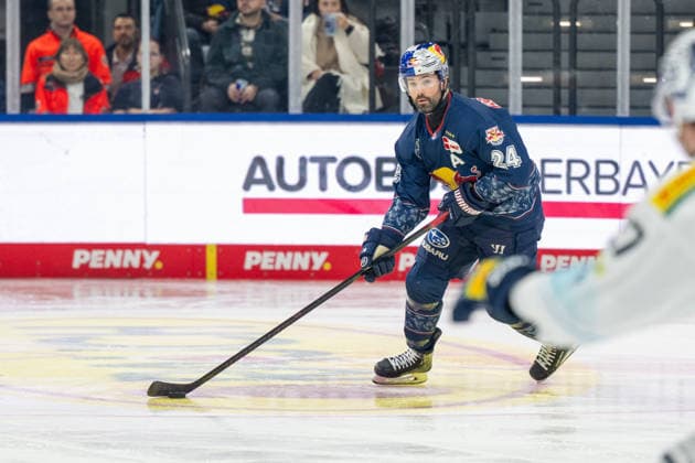 Ryan Murphy 24 EHC Red Bull Muenchen , EHC Red Bull Muenchen vs Dresdner Eisloewen, PENNY DEL, Main Round, Matchday 40, 16 01 2026 Muenchen Bayern Germany Copyright: xkolbert-press UlrichxGamelx