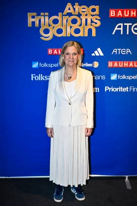 STOCKHOLM, SWEDEN 20260120 Social Democrat Party leader Magdalena Andersson S during the Atea Athletics Gala at Berns in Stockholm STOCKHOLM SWEDEN x10430x  Copyright: xChristinexOlsson TTx FRIIDROTTSGALAN 2026
