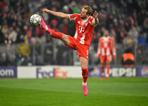 Harry Kane FC Bayern Muenchen FCB 09 artistic action on the ball FC Bayern Muenchen FCB vs R Union Saint Gilloise Matchday 7 21 01 2026 DFL REGULATIONS PROHIBIT ANY USE OF PHOTOGRAPHS AS IMAGE SEQUENCES AND OR QUASI VIDEO FC Bayern Muenchen FCB vs R Union Saint Gilloise