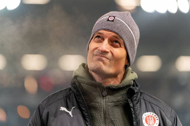 Alexander Blessin FC St Pauli, Coach , GER, FC St Pauli vs Hamburger SV, Football, Bundesliga, Matchday 19, Season 2025 2026, 23 01 2026 DFL REGULATIONS PROHIBIT ANY USE OF PHOTOGRAPHS AS IMAGE SEQUENCES AND OR QUASI VIDEO GER, FC St Pauli vs Hamburger SV, Football, Bundesliga, Matchday 19, Season 2025 2026, 23 01 2026 Hamburg Copyright: xEibner-Pressefoto MaxxVincenx EP_MVN