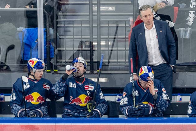 Max Kaltenhauser Co Coach, EHC Red Bull Muenchen GER, EHC Red Bull Muenchen vs Fischtown Pinguins Bremerhaven, Ice Hockey, DEL, 42 Matchday, Season 2025 2026, 23 01 2026 GER, EHC Red Bull Muenchen vs Fischtown Pinguins Bremerhaven, Ice Hockey, DEL, 42 Matchday, Season 2025 2026, 23 01 2026 Muenchen Copyright: xEibner-Pressefoto HeikexFeinerx EP_HFR