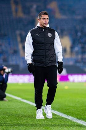 23 01 2026 Soccer, 2025 2026, 2 Bundesliga, Matchday 19, DSC Arminia Bielefeld Holstein Kiel Marcel Rapp Coach Kiel DFL REGULATIONS PROHIBIT ANY USE OF PHOTOGRAPHS AS IMAGE SEQUENCES AND OR QUASI VIDEO