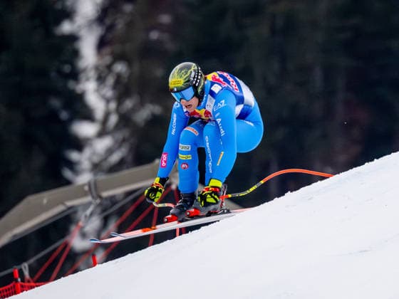 Giovanni FRANZONI ITA , 1 place, 1st place, winner winner mens alpine skiing downhill 86 Hahnenkamm race, FIS World Cup, season 2025 2026, on 24 01 2026 in Kitzbuehel, S T R E I F, Austria Source Copyright Credit Oryk HAIST xSKIALPIN-KITZ-ABFAHRTx