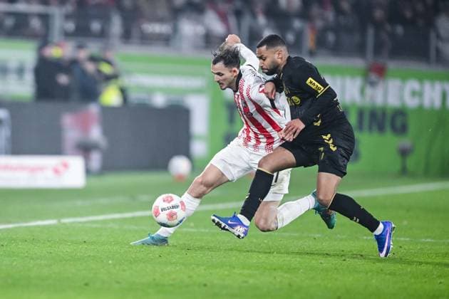 Max Rosenfelder SC Freiburg and Linton Maina 1 FC Köln dejected during the Bundesliga match between Sport Club Freiburg and 1 FC Köln, Europa Park Stadion on January 25, 2026 in Freiburg, Germany Photo by Harry Langer DeFodi Images Max Rosenfelder SC Freiburg and Linton Maina 1 FC Köln looks dejected during the Bundesliga match between Sport Club Freiburg and 1 FC Köln at Europa Park Stadion on January 25, 2026 in Freiburg, Germany Photo by Harry Langer DeFodi Images DFL regulations prohibit any use of photographs as image sequences and or quasi video Photo by Harry Langer DeFodi Images DFL regulations prohibit any use of photographs as image sequences and or quasi video