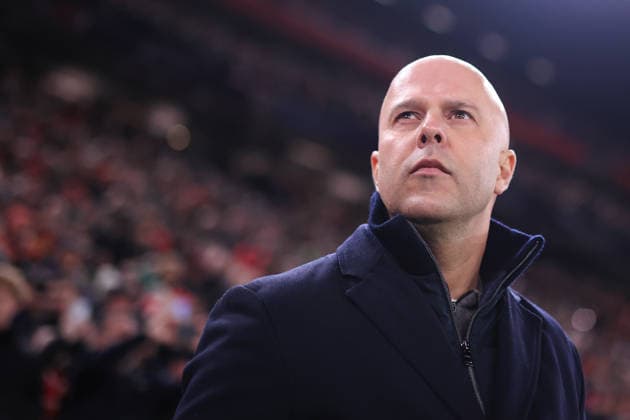 Fußball UEFA-Champions-League-Phase Liverpool gegen Qarabag 28. Januar 2026 UEFA-Champions-League-Phase Liverpool gegen Qarabag Liverpool-Manager Arne Slot Foto Simon Stacpoole Abseits Manchester UK  Copyright: xSimonxStacpoolexOffside