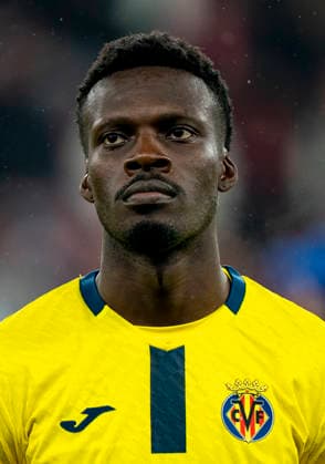 Tani Oluwaseyi FC Villareal, 21 Bayer 04 Leverkusen FC Villareal, Leverkusen, BayArena, 28 01 2026, GER, Herren, UEFA Champions League, Season 2025 2026 UEFA regulations prohibit any use of photographs as image sequences and or quasi video Copyright: HMBxMedia xMarcoxBader