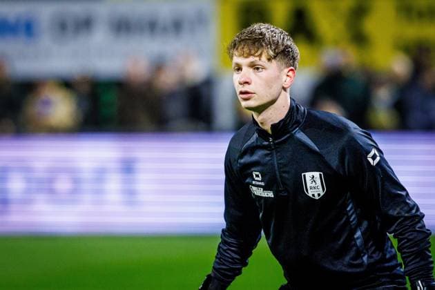 WAALWIJK , 30-01-2026 , Mandemakers Stadion , Season 2025 2026 , Dutch Keuken Kampioen Divisie football , match between RKC and Top Oss , picture shows RKC player Xander Mulder (K) RKC - Top Oss  x201190264x Copyright: