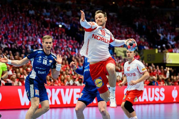 Herning Handball European Championship 2026 semi-final Denmark Iceland Denmark Mathias Gidsel Herning Jyske Bank Boxing Denmark
