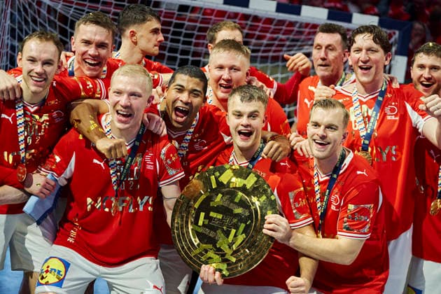 Men s Handball European Championship Final Denmark becomes European champions in handball after the final against Germany at Jyske Bank Boxen in Herning on Sunday, February 1, 2026 Photo Thomas Traasdahl Ritzau Scanpix , Herning Denmark  Copyright: RitzauxScanpix ThomasxTraasdahlx spdk20260201-210311-L