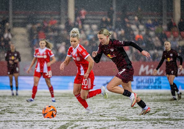Leipzigs Marlene Mueller Soccer 1 Womens Bundesliga, Matchday 15 FC Bayern Muenchen RB Leipzig 3 0 January 25, 2026 FC Bayern Campus, Munich FC Bayern Muenchen RB Leipzig 3 0