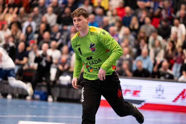 Frederik Hoeler 1 VFL Potsdam, 01 , HBW Balingen Weilstetten vs 1 VFL Potsdam, Handball, 2 Bundesliga, Matchday 18, Season 2025 2026, 07 02 2026 Eibner Pressefoto Andreas Ulmer HBW Balingen Weilstetten vs 1 VFL Potsdam, Handball, 2 Bundesliga, Matchday 18, Season 2025 2026, 07 02 2026 Balingen Copyright: xEibner-Pressefoto AndreasxUlmerx EP_AUR
