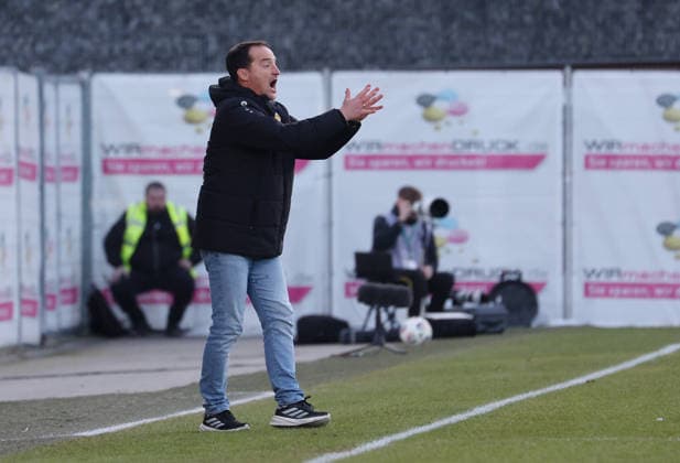 07 02 2026, Germany, Aspach Football VfB Stuttgart II 1860 Munich, Coach Nico Willig VfB II
