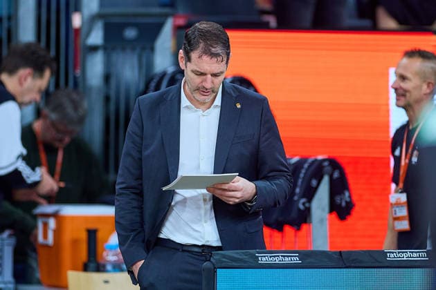 Ty Harrelson ratiopharm ulm, Head Coach GER, ratiopharm ulm vs Gladiators Trier, Basketball, 21 Matchday, EasyCredit Bundesliga, Season 2025 2026, 08 02 2026 GER, ratiopharm ulm vs Gladiators Trier, Basketball, 21 Matchday, EasyCredit Bundesliga, Season 2025 2026, 08 02 2026 New Ulm Copyright: xEibner-Pressefoto GeraldxOelze-dexStoppanyx EP_ODS