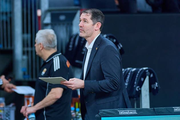 Ty Harrelson ratiopharm ulm, Head Coach GER, ratiopharm ulm vs Gladiators Trier, Basketball, 21 Matchday, EasyCredit Bundesliga, Season 2025 2026, 08 02 2026 GER, ratiopharm ulm vs Gladiators Trier, Basketball, 21 Matchday, EasyCredit Bundesliga, Season 2025 2026, 08 02 2026 New Ulm Copyright: xEibner-Pressefoto GeraldxOelze-dexStoppanyx EP_ODS