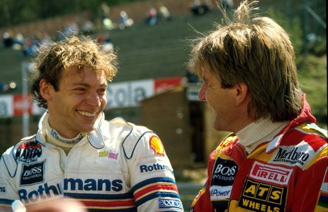 Stefan Bellof(GER), left and Manfred Winkelhock Copyright: xSuttonxMotorsportsx