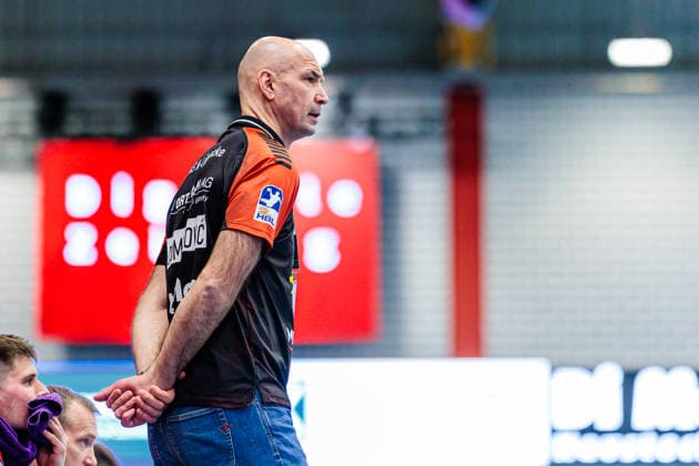 Davor Dominikovic TuS N Luebbecke, Coach GER, TuS N Luebbecke vs TV Grosswallstadt, Handball, 2 Bundesliga, Matchday 19, Season 2025 2026, 13 02 2026 GER, TuS N Luebbecke vs TV Grosswallstadt, Handball, 2 Bundesliga, Matchday 19, Season 2025 2026, 13 02 2026 Luebbecke Copyright: xEibner-Pressefoto JanxRollingerx EP_JSK