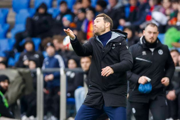 Stephan Lichtsteiner FC Basel, Coach , Switzerland, Football, Super League, 25 Matchday, 2025 2026, FC Basel vs FC Lugano, 15 02 2026, Basel Sankt Jakob Park Switzerland Copyright: xGrantxHubbsx