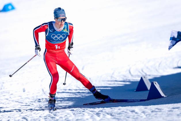 OLYMPICS - Winter Olympic Games, Olympische Spiele, Olympia, OS Milano Cortina 2026 TESERO,ITALY,18.FEB.26 - OLYMPICS, NORDIC SKIING, CROSS COUNTRY SKIING - Winter Olympic Games Milano Cortina 2026, team sprint free, men, women, qualification. Image shows Einar Hedegart (NOR). GEPAxpictures xMatthiasxTrinkl
