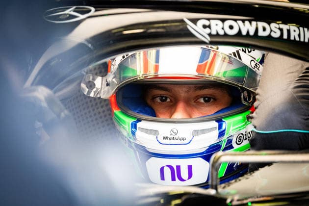 Andrea Kimi Antonelli ITA, Mercedes AMG Petronas F1 Team, 12 BHR, Formula 1 World Championship, Formula 1 testing, Bahrain international Circuit, 13 02 2026 BHR, Formula 1 World Championship, Formula 1 testing, Bahrain international Circuit, 13 02 2026 Copyright: xEibner-Pressefoto ThomasxFuesslerx EP_TFR