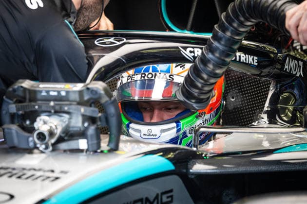 Andrea Kimi Antonelli ITA, Mercedes AMG Petronas F1 Team, 12 BHR, Formula 1 World Championship, Formula 1 testing, Bahrain international Circuit, 13 02 2026 BHR, Formula 1 World Championship, Formula 1 testing, Bahrain international Circuit, 13 02 2026 Copyright: xEibner-Pressefoto ThomasxFuesslerx EP_TFR