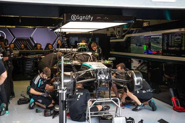 Andrea Kimi Antonelli ITA, Mercedes AMG Petronas F1 Team, 12 BHR, Formula 1 World Championship, Formula 1 testing, Bahrain international Circuit, 13 02 2026 BHR, Formula 1 World Championship, Formula 1 testing, Bahrain international Circuit, 13 02 2026 Copyright: xEibner-Pressefoto ThomasxFuesslerx EP_TFR
