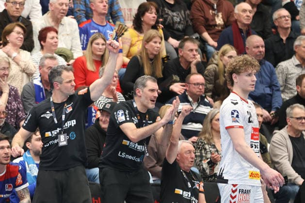 Freude freuen Jubel Jubel, Torjubel, jubelt über das Tor, celebrate the goal, celebration Balingen HBW Balingen Weilstetten VFL Luebeck Schwartau, Handball 2 Bundesliga, Matchday 20, Season 2025 2026, 20 02 26 HBW Balingen Weilstetten VFL Luebeck Schwartau, Handball 2 Bundesliga, Matchday 20, Season 2025 2026, 20 02 26 Balingen Copyright: xEibner-Pressefoto KirstenxThiemannx