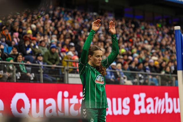 Germany Soccer, Google Pixel Womens Bundesliga 2025 26, 19 Matchday SV Werder Bremen vs Hamburger SV Volksparkstadion Hamburg Mara Alber SV Werder Bremen, 37 Copyright: xSümeyyexAkcöltekinx