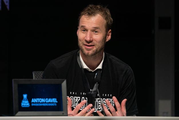 22 2 2026, Basketball, Men, BMW Top Four 2026, Final Four, Final, Alba Berlin BMA 365 Bamberg Baskets, Coach Anton Gavel Bamberg Baskets at the press conference after the cup final Munich SAP Garden Bayern Germany