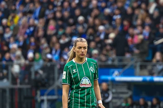 Germany Soccer, Google Pixel Womens Bundesliga 2025 26, 19 Matchday SV Werder Bremen vs Hamburger SV Volksparkstadion Hamburg Medina Desic SV Werder Bremen, 9 Copyright: xSümeyyexAkcöltekinx