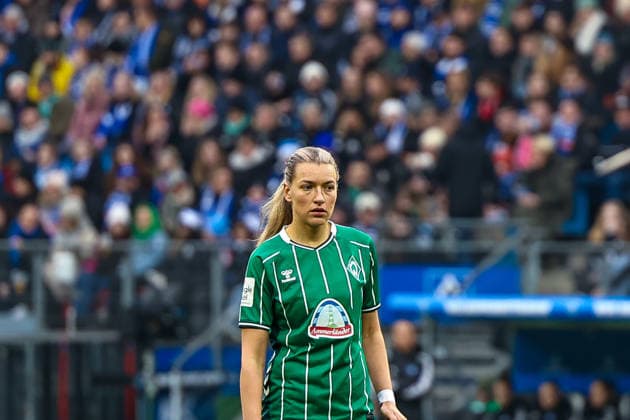 Germany Soccer, Google Pixel Womens Bundesliga 2025 26, 19 Matchday SV Werder Bremen vs Hamburger SV Volksparkstadion Hamburg Medina Desic SV Werder Bremen, 9 Copyright: xSümeyyexAkcöltekinx