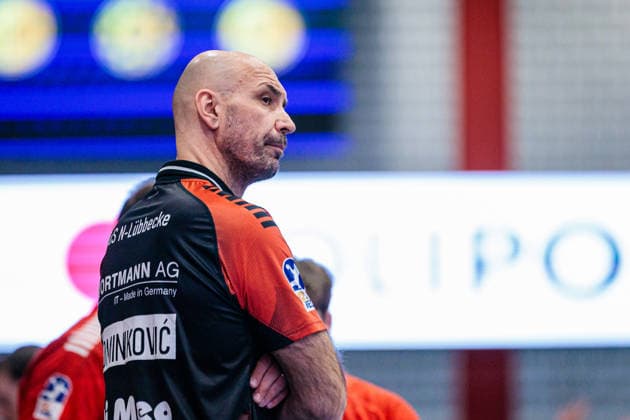 Davor Dominikovic TuS N Luebbecke, Coach GER, TuS N Luebbecke vs HBW Balingen Weilstetten, Handball, 2 Bundesliga, Matchday 21, Season 2025 2026, 25 02 2026 GER, TuS N Luebbecke vs HBW Balingen Weilstetten, Handball, 2 Bundesliga, Matchday 21, Season 2025 2026, 25 02 2026 Luebbecke Copyright: xEibner-Pressefoto JanxRollingerx EP_JSK