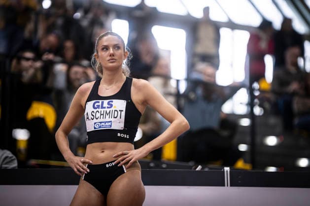 German Indoor Athletics Championships Dortmund, 28 02 2026 Alica Schmidt SCC Berlin, 84 , 800m German Indoor Athletics Championships on 28 02 2026 in the Helmut Körnig Hall in Dortmund Copyright: xBEAUTIFULxSPORTS AxelxKohringx