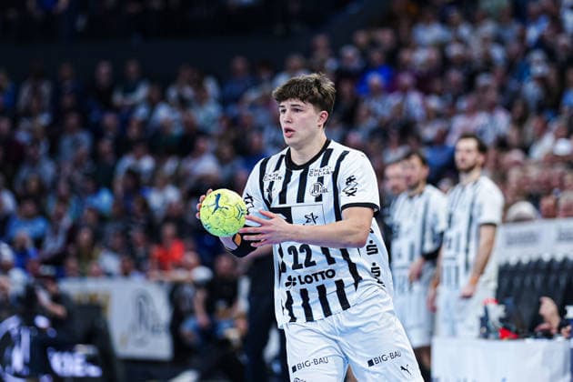 Rasmus Ankermann THW Kiel, 22 GER, THW Kiel vs VfL Gummersbach, Handball, 1 Bundesliga, Matchday 23, Season 2025 2026, 28 02 2026 GER, THW Kiel vs VfL Gummersbach, Handball, 1 Bundesliga, Matchday 23, Season 2025 2026, 28 02 2026 Kiel Copyright: xEibner-Pressefoto MarcelxvonxFehrnx EP_MFN