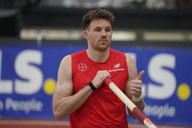, Athletics, German Indoor Athletics Championships 2026, Indoor DM 2026, 27 28 02 2026 Helmut Körnig Halle Dortmund Pole Vault Men Final , torben Blech, TSV bayer 04 Leverkusen