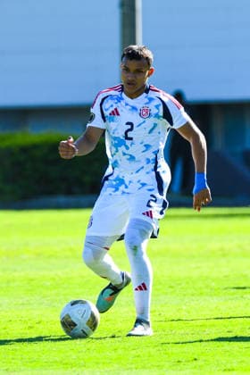 Costa Rica national team, Nationalteam against Bermuda National team. 2026 Concacaf Under - 20 Qualifiers Costa Rica National team forward Yerlan Sosa in action during the match between the U-20 National Teams of Costa Rica and Bermuda, played on 02.03.26 at at the FCRF-Plycem Sports Complex in Alajuela, Costa Rica as part of the 2026 Concacaf Under - 20 Qualifiers. Photo Jose Campos PMEimages. Alajuela Alajuela Costa Rica Copyright: xJosexCamposx xPMEimagesx