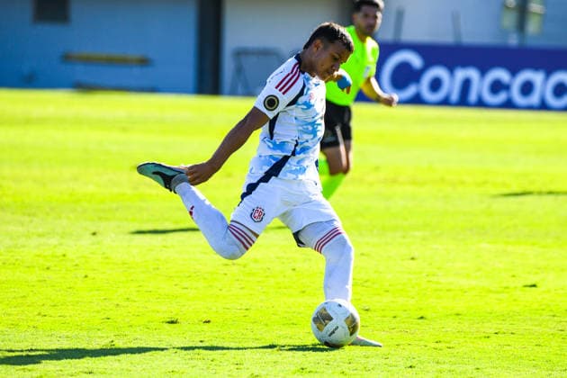 Costa Rica national team, Nationalteam against Bermuda National team. 2026 Concacaf Under - 20 Qualifiers Costa Rica National team forward Yerlan Sosa in action during the match between the U-20 National Teams of Costa Rica and Bermuda, played on 02.03.26 at at the FCRF-Plycem Sports Complex in Alajuela, Costa Rica as part of the 2026 Concacaf Under - 20 Qualifiers. Photo Jose Campos PMEimages. Alajuela Alajuela Costa Rica Copyright: xJosexCamposx xPMEimagesx