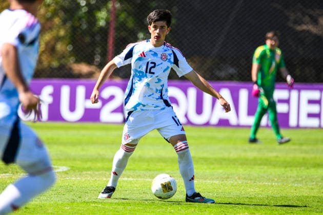 Costa Rica national team, Nationalteam against Bermuda National team. 2026 Concacaf Under - 20 Qualifiers Costa Rica National team defender Dan Granados (12) in action during the match between the U-20 National Teams of Costa Rica and Bermuda, played on 02.03.26 at at the FCRF-Plycem Sports Complex in Alajuela, Costa Rica as part of the 2026 Concacaf Under - 20 Qualifiers. Photo Jose Campos PMEimages. Alajuela Alajuela Costa Rica Copyright: xJosexCamposx xPMEimagesx